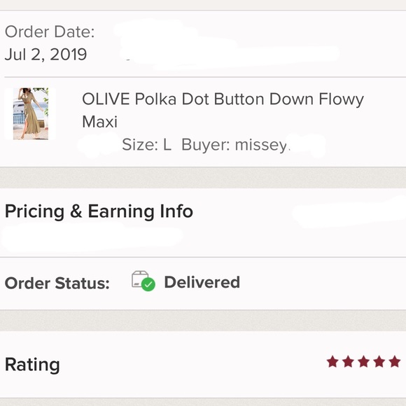 ❤️LAST OLIVE Polka Dot Button Down Flowy Maxi - Picture 4 of 4